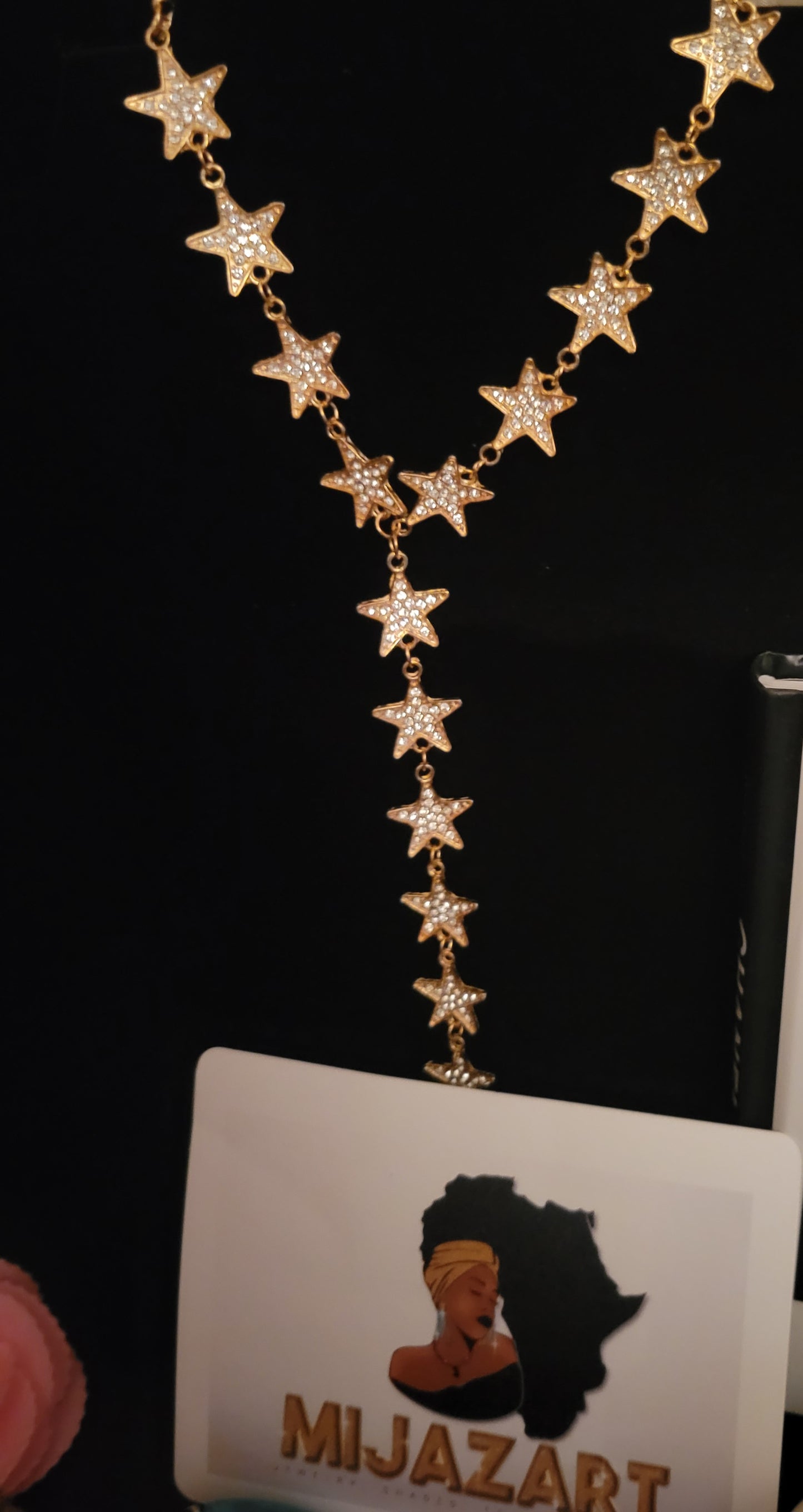 Star diamond necklace