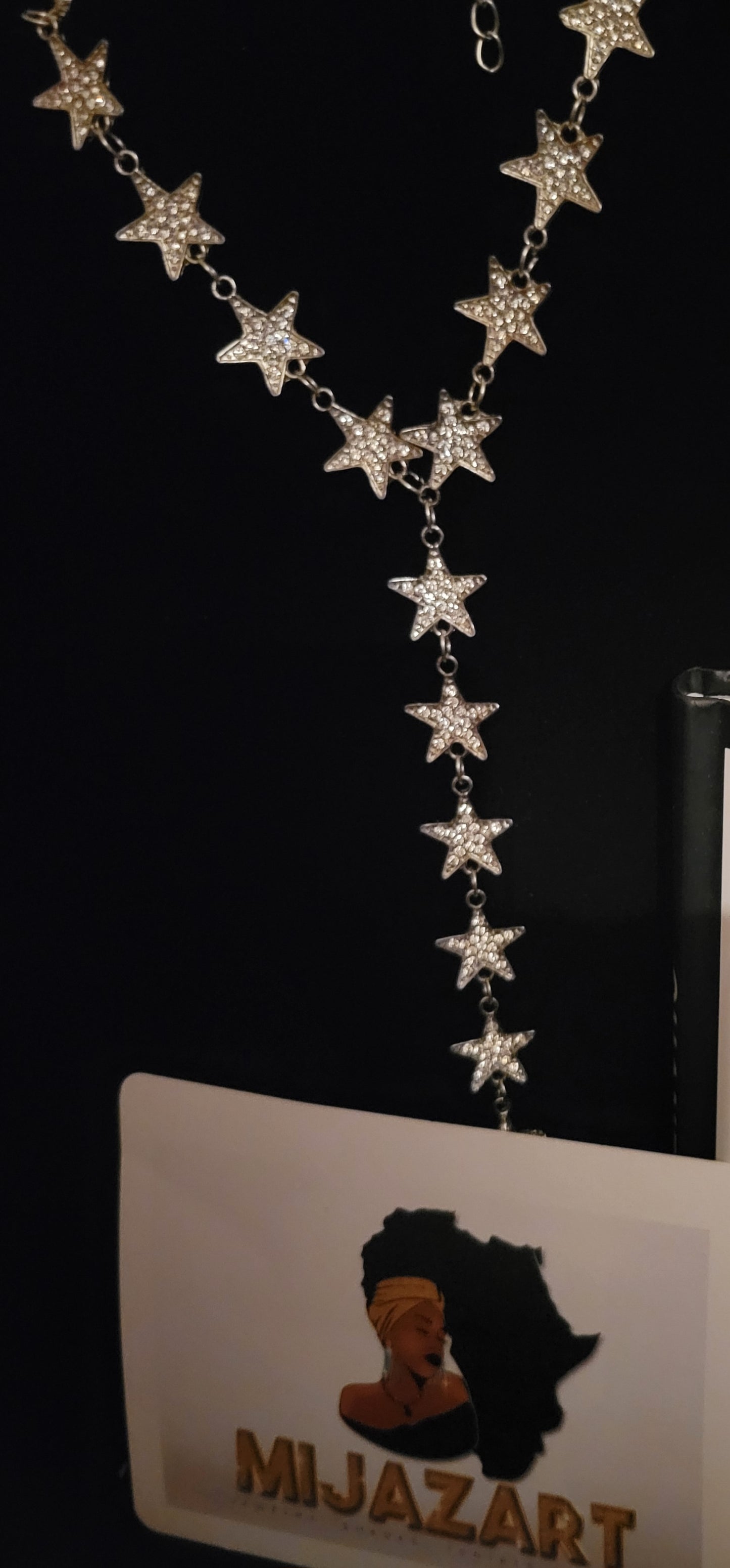 Star diamond necklace