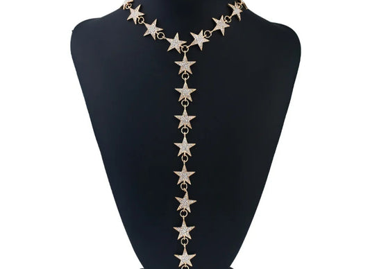 Star diamond necklace