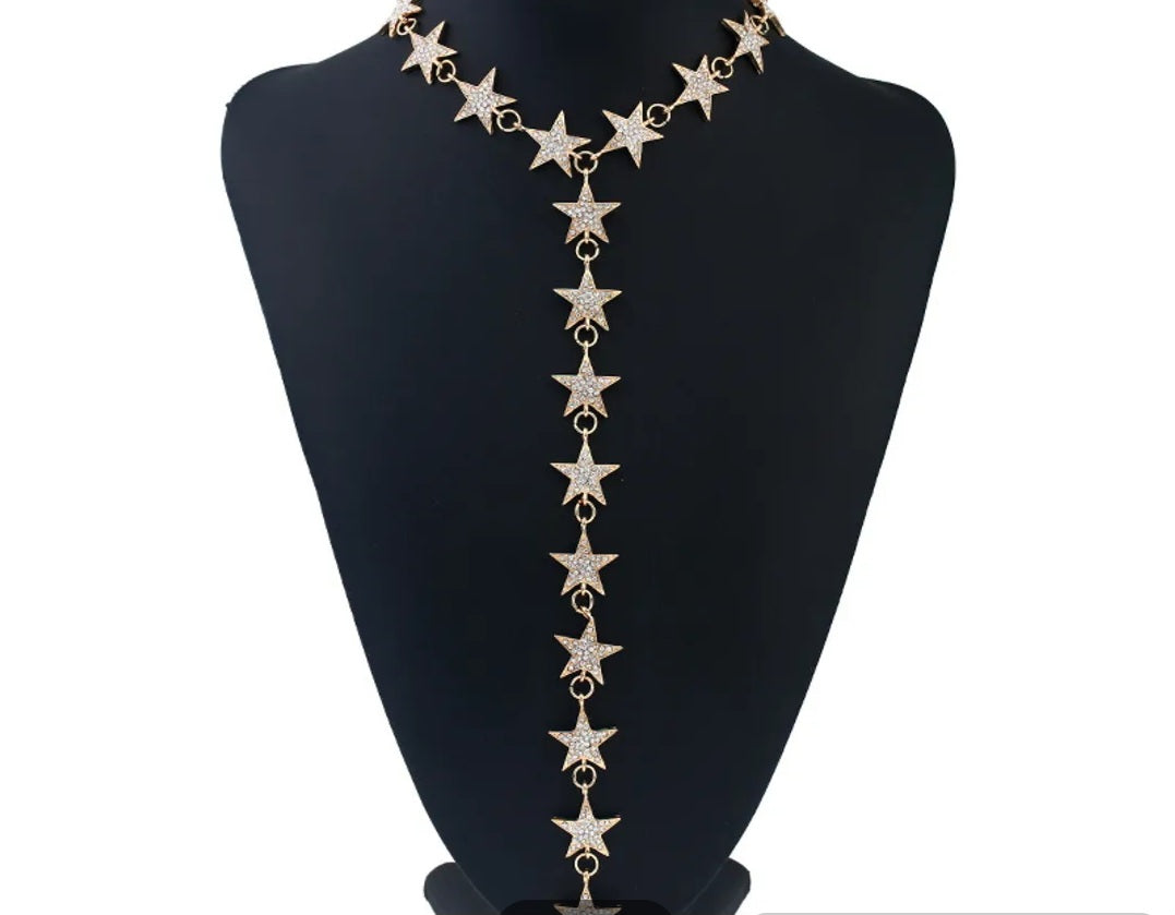 Star diamond necklace