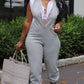 Gray jumpsuit