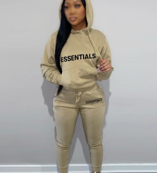 Khaki sweatsuit