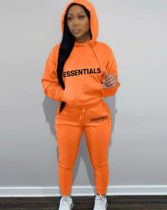 Orange sweatsuit